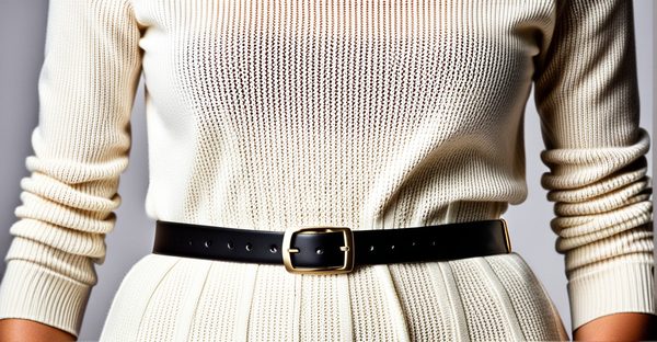 Comment choisir la parfaite ceinture pour robe pull élégante