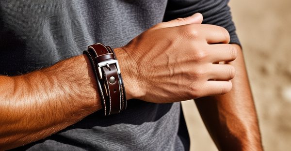 Découvrez les bracelets en cuir pour homme de style intemporel